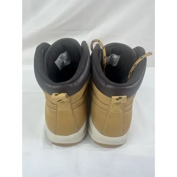 Nike Manoa 11.5 Hiking Hunting Leather Boots Comfort Water Resistant Tan